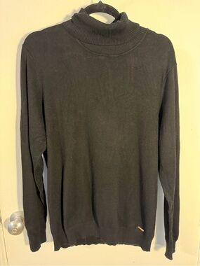 Calvin Klein Black Women's Turtleneck Sweater XL